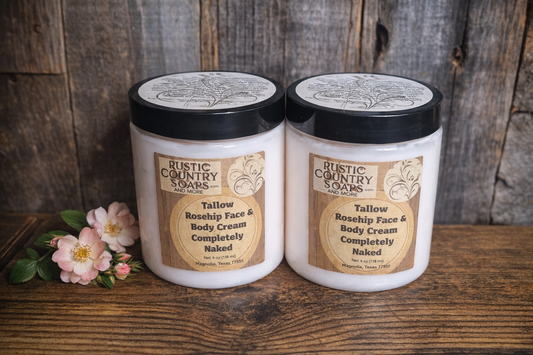 Tallow Rosehip Face & Body Cream - Completely Naked