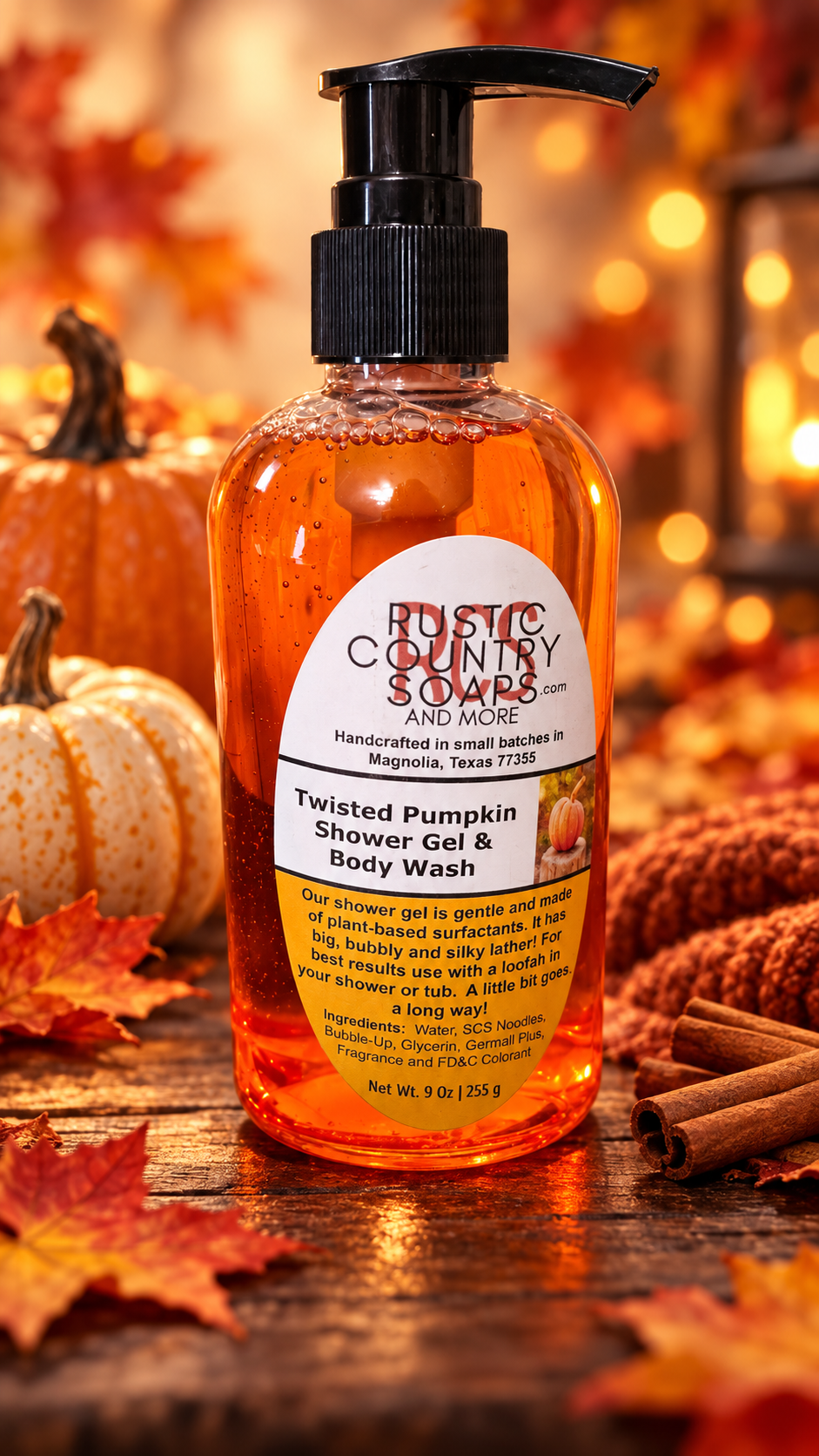 Twisted Pumpkin Body Wash Shower Gel