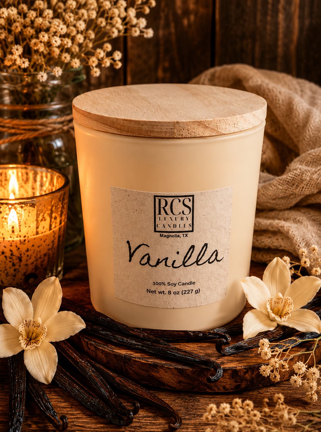 Vanilla Soy Candle 8 oz