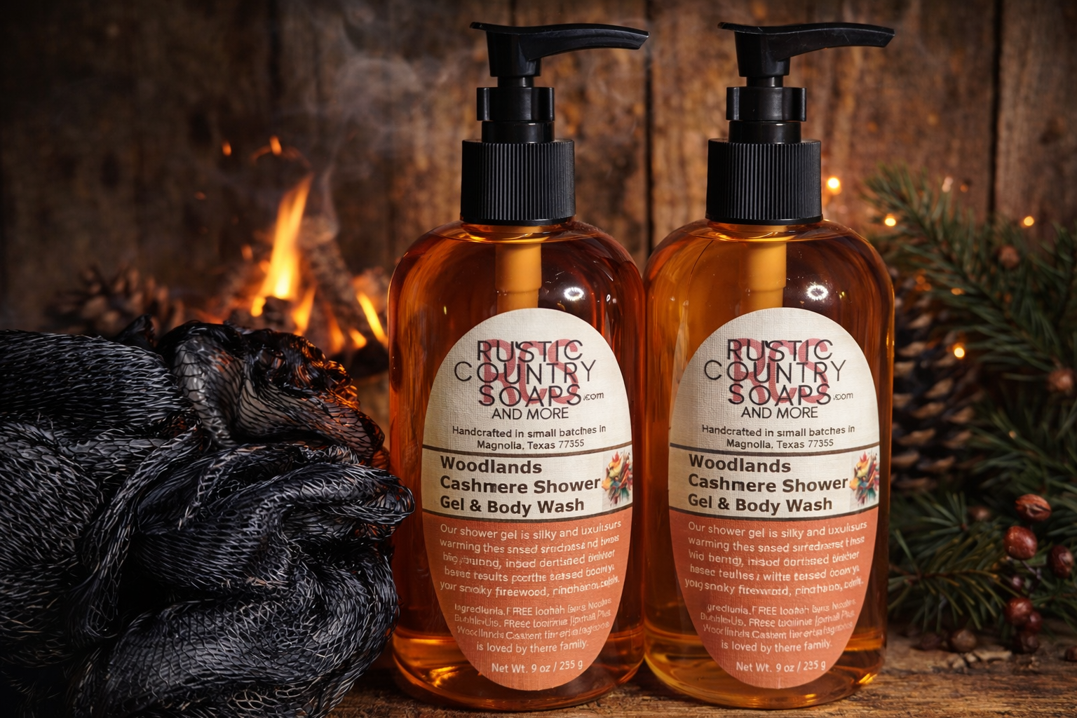 Woodlands Cashmere Shower Gel • Body Wash • Hand Soap