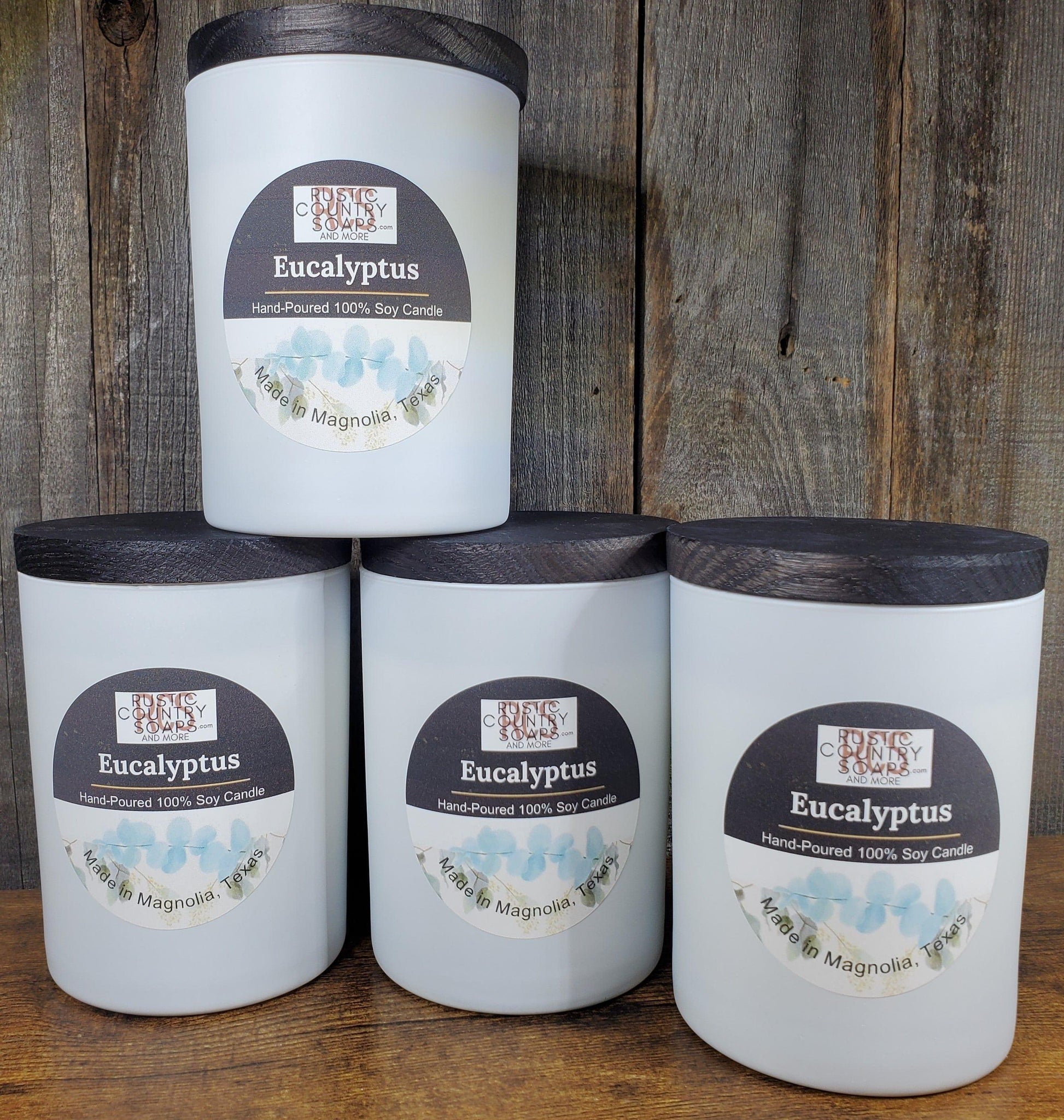 Eucalyptus Soy Candle - Rustic Country Soaps & More
