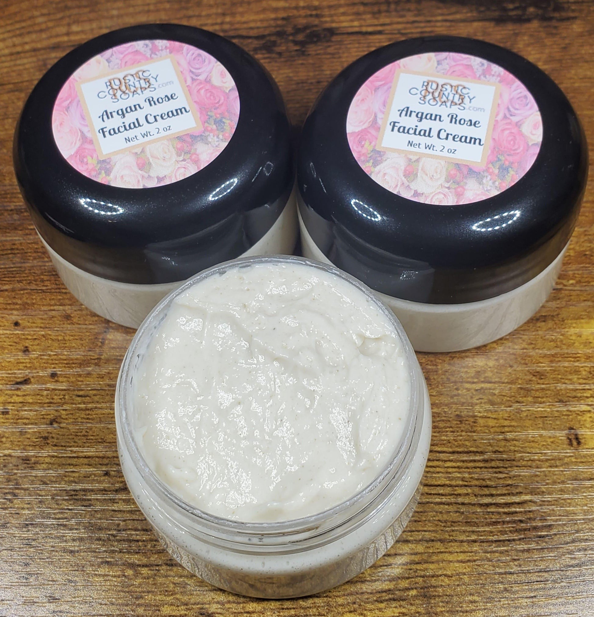 Argan Rose Facial Cream - Rustic Country Soaps & More